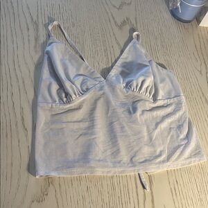 Wild Fable White Satin Top